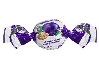 Конфета Королевская слива с грецким орехом в шоколадной глазури