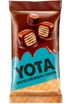 Драже Вафля в молочной шоколадной глазури 40г Yota!