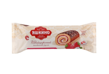 Мини-рулет Клубничный Яшкино